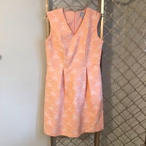 Liz Claiborne Peach Sleeveless Dress